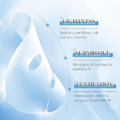 Picture of BIOAQUA plant fruit mask hydrating moisturizing skin color skin care face Sheet Mask- 25g/Each