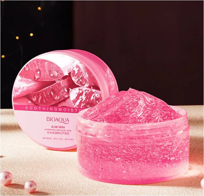 Picture of BIOAQUA Hydrating & Moisturizing Pink Aloe Vera Soothing Gel- 300g