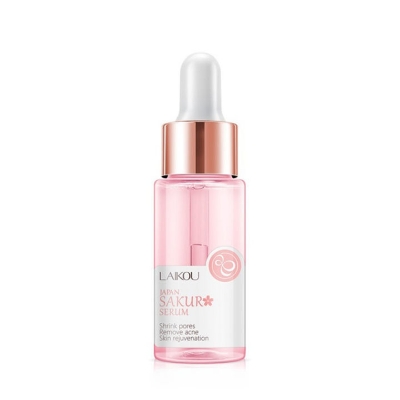 Picture of LAIKOU Sakura Japan Extract Shrink Pores Remove Acne Skin Cherry Blossom Essence- 17 ml
