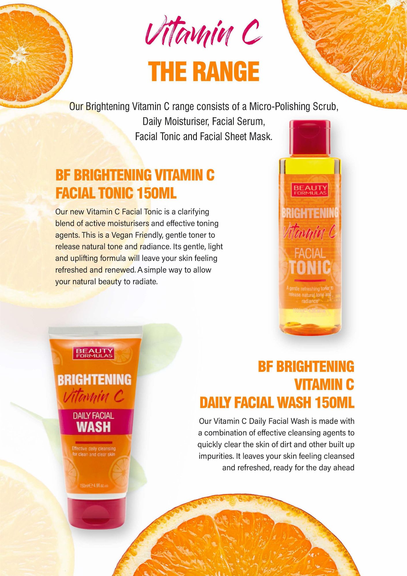 Picture of BEAUTY FORMULAS Brighten Vitamin C Micro-Polishing Facial Scrub- 150ml