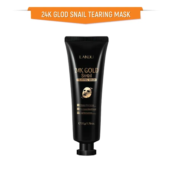 Picture of LAIKOU 24K Gold Snail Deep Cleansing Tearing Mask- 50g