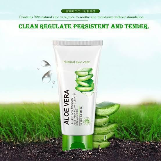 Picture of Bioaqua Clear & Comfortable Aloe Vera Facial Cleanser- 100g