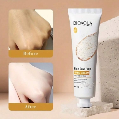 Picture of BIOAQUA Rice Extracted Hydrating & Smooth Hand Cream- 30g