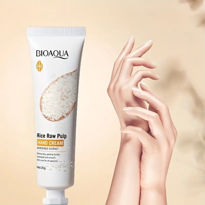 Picture of BIOAQUA Rice Extracted Hydrating & Smooth Hand Cream- 30g