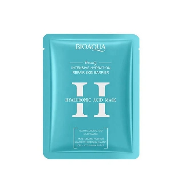 Picture of BIOAQUA Vitamin & Hyaluronic Acid Anti-Aging Skin Care Face Sheet Mask- 6 Pcs Combo