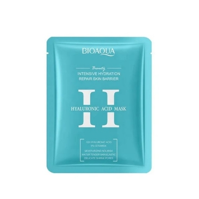 Picture of BIOAQUA Vitamin & Hyaluronic Acid Anti-Aging Skin Care Face Sheet Mask- 6 Pcs Combo