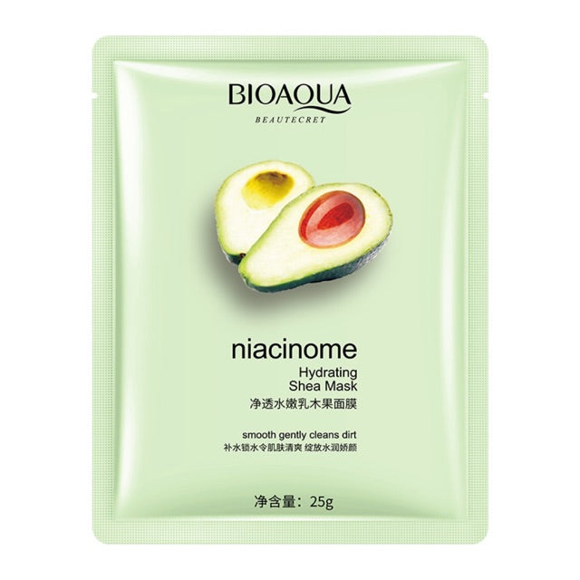 Picture of Bioaqua Niacinome Hydrating Shea Face Sheet Mask- 25g