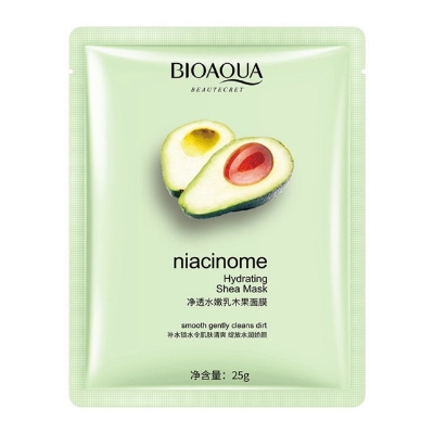 Picture of Bioaqua Niacinome Hydrating Shea Face Sheet Mask- 25g