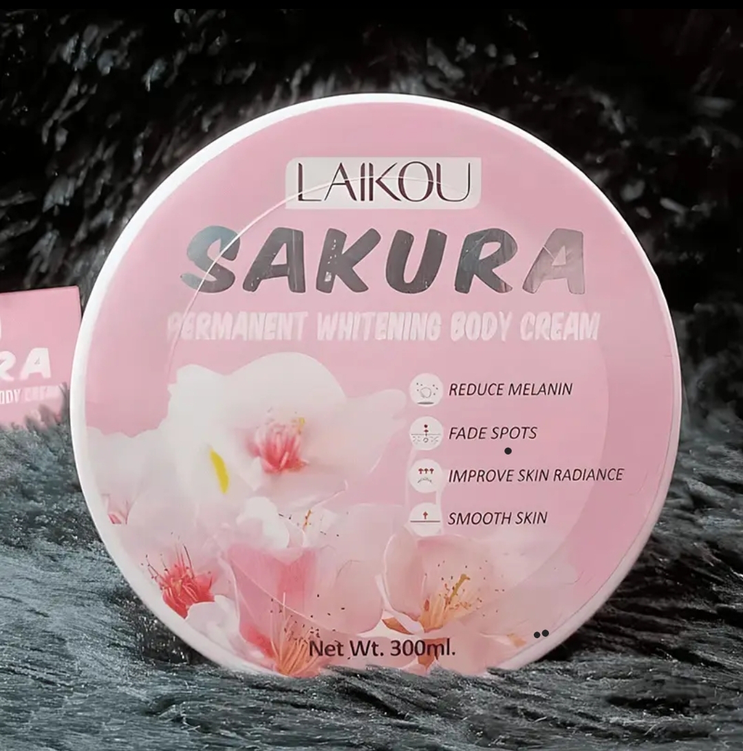 Picture of Laikou Sakura Permanent Whitening Body Cream- 300g