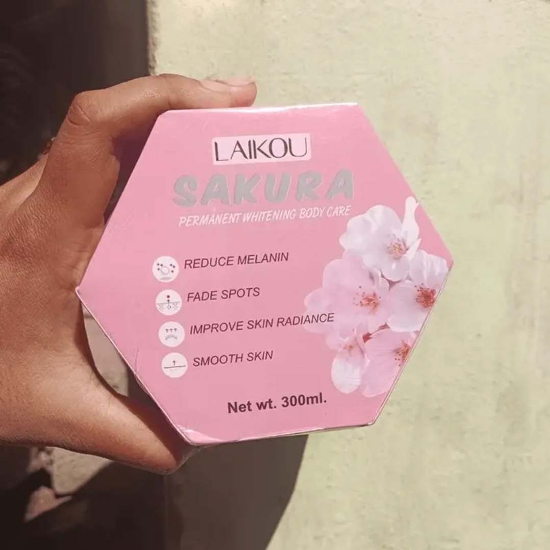 Picture of Laikou Sakura Permanent Whitening Body Cream- 300g