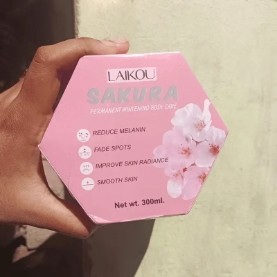 Picture of Laikou Sakura Permanent Whitening Body Cream- 300g