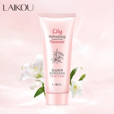 Picture of LAIKOU Lily Refreshing Moisturizing Cleanser Face Wash- 100g
