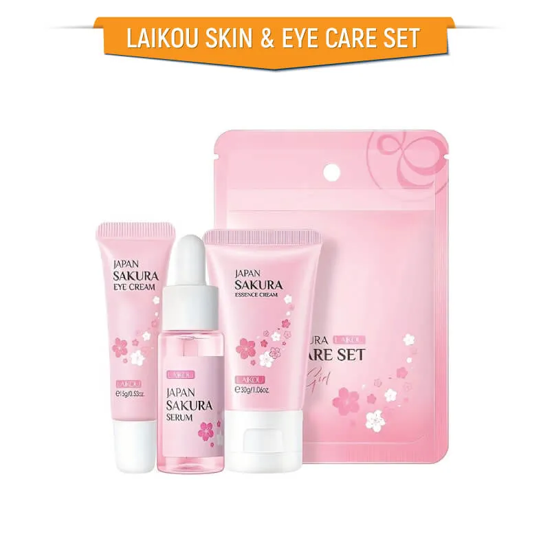 Picture of Laikou Sakura Skin & Eye Care Set – 3 Pcs