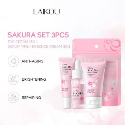 Picture of Laikou Sakura Skin & Eye Care Set – 3 Pcs