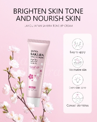 Picture of LAIKOU Japan Sakura Face Tone Up Cream- 30g