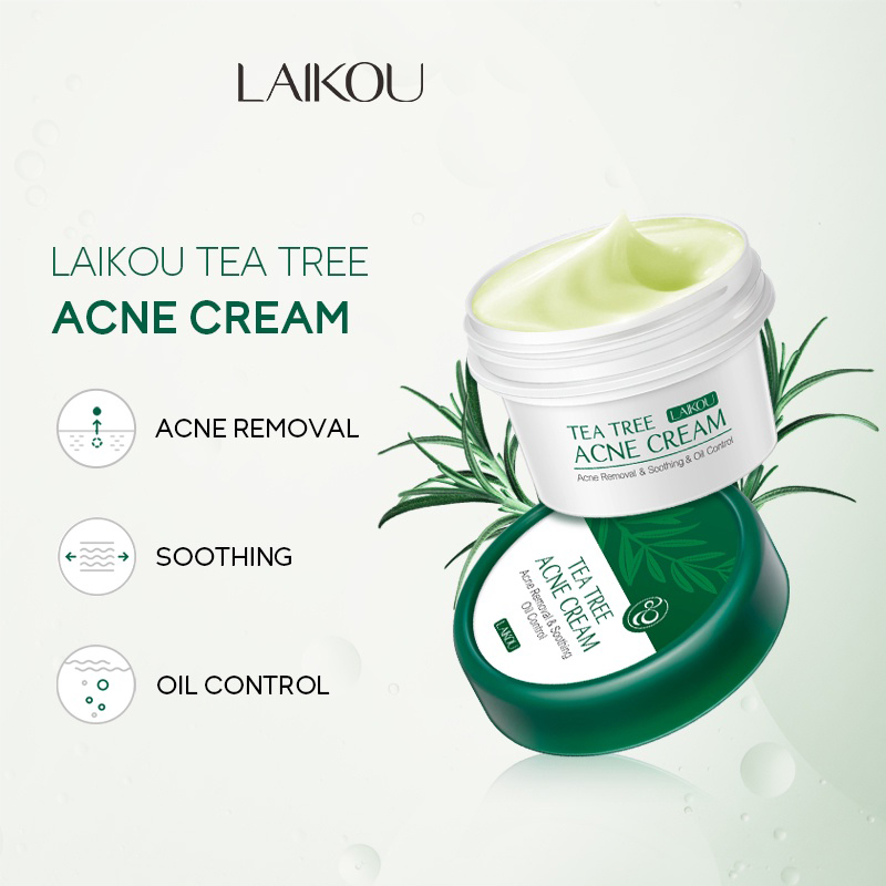 Picture of LAIKOU Tea Tree Acne Removal & Soothing Oil Control Cream- 20g