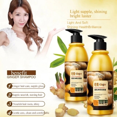 Picture of BIOAQUA Deep Cleansing Hair Growth Ginger Shampoo- 400g
