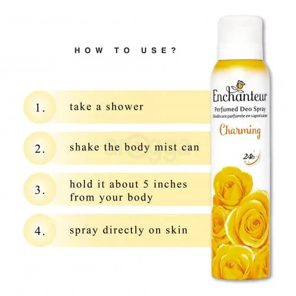 Picture of Enchanteur Charming Perfumed Deo Body Spray- 150ml