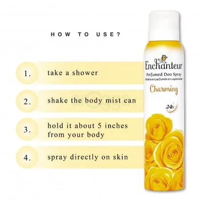 Picture of Enchanteur Charming Perfumed Deo Body Spray- 150ml