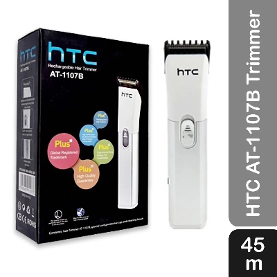 Picture of HTC AT- 1107B Rechargeable Electric Hair Clipper Low Noise Hair Trimmer Hair Cutting Machine Beard Shaver Trimer For Men