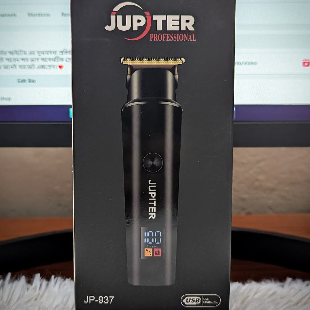 Picture of JUPITER JP -937 Rechargeable Digital Display Hair Clipper & Beard Trimmer