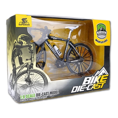 Picture of Simulation Toy Bicycle Model Children's Mini Metal Car Single-Pole Finger Bicycle Ferry Three-Color Ornaments