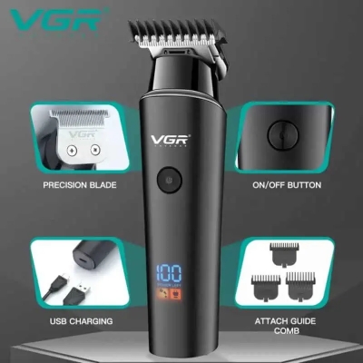 Picture of VGR V-937 Professional Rechargeable Electric Hair Trimmer With Metal Blade