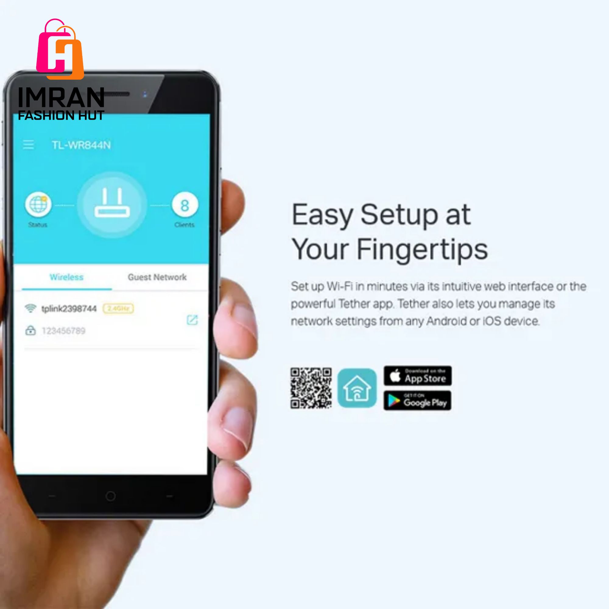 Picture of TP-Link TL-WR840N V6.2 300Mbps Wireless N Router