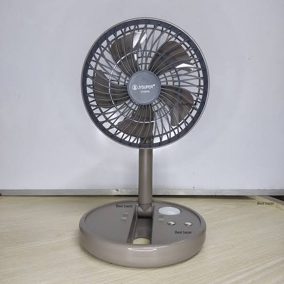 Picture of JYSUPER JY-2215 Rechargeable Strong Wind 4000mAh Battery Three Modes Foldable Fan With LED Light