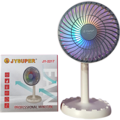 Picture of JYSUPER JY-2217 AC/DC Rechargeable 4000mAh Battery Stylish RGB Lighting Strong Wind 12