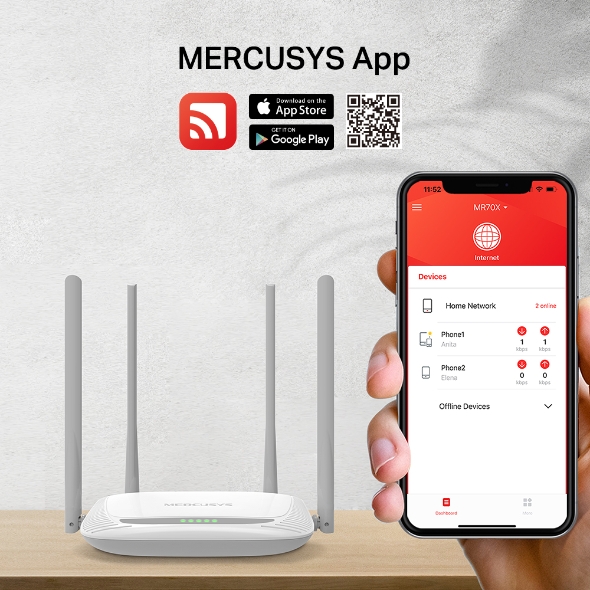 Picture of Mercusys MW325R 300Mbps Wifi Router