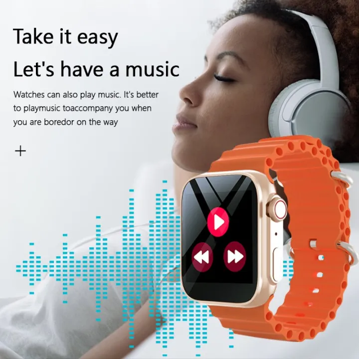 Picture of U8 Ultra Smart Watch Men Women 1.44" Bluetooth Call Smartwatch Sleeping Heart Rate Monitoring Custom Dial Sport Modes smartwatches - Imran Fashion Hut