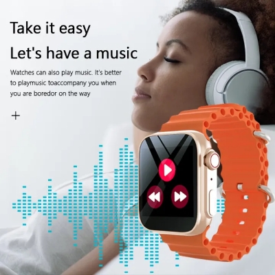 Picture of U8 Ultra Smart Watch Men Women 1.44" Bluetooth Call Smartwatch Sleeping Heart Rate Monitoring Custom Dial Sport Modes smartwatches - Imran Fashion Hut