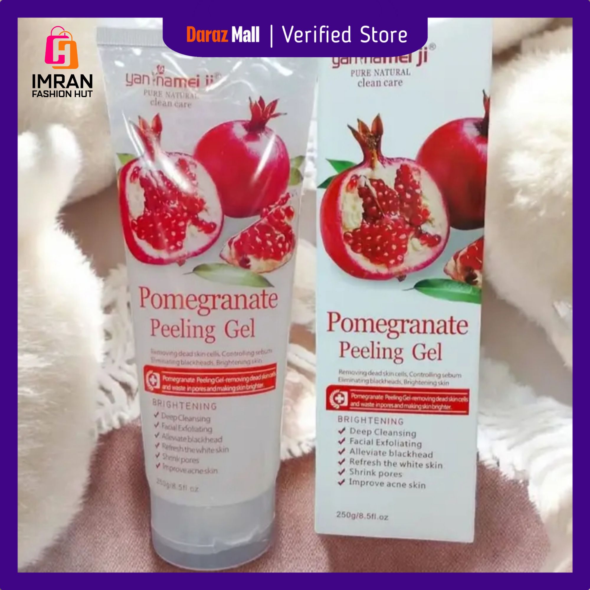 Picture of Pomegranate Gel Peeling Gel Skin Care Deep Cleansing Gel 250ml