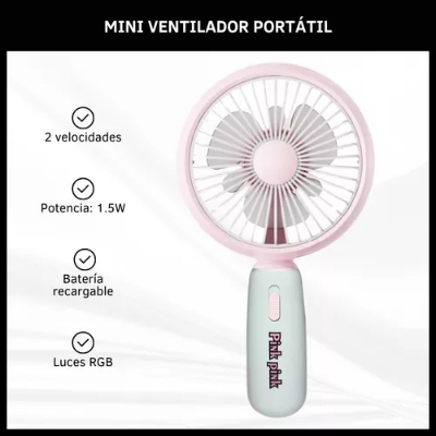 Picture of Yase NO.YS-2318 Mini Handheld Fan Portable Wireless 2 Speeds