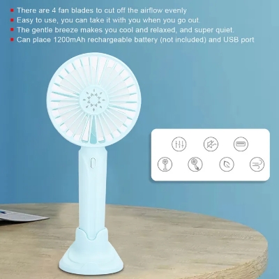 Picture of F1 Portable Hand-Held Rechargeable Small Fan