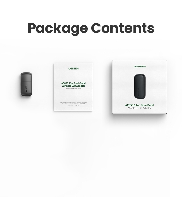 Picture of UGREEN Wifi Adapter 650Mbps 5Ghz and 2.4GHz Dual Band USB WiFi Adapter