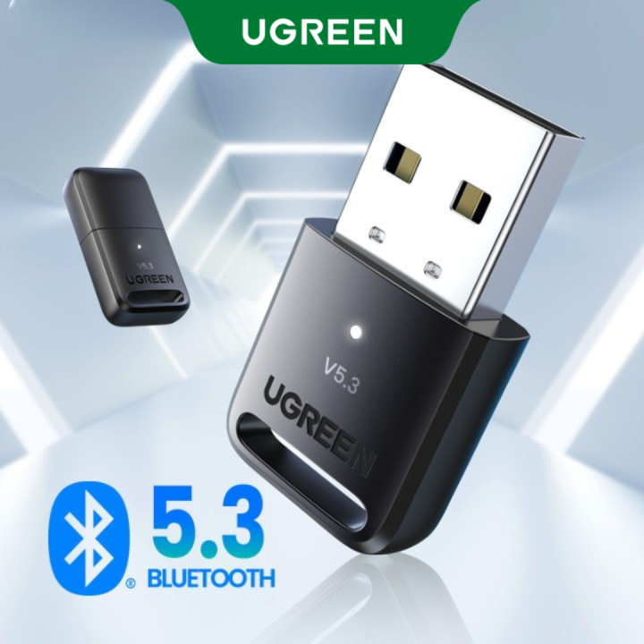 Picture of UGREEN USB Bluetooth Adapter, 5.3 Bluetooth Adapter for PC, Plug & Play for Windows 11/10/8.1, Bluetooth Receiver & Transmitter for Keyboard/Mouse/Headphone/Speakers/Printer
