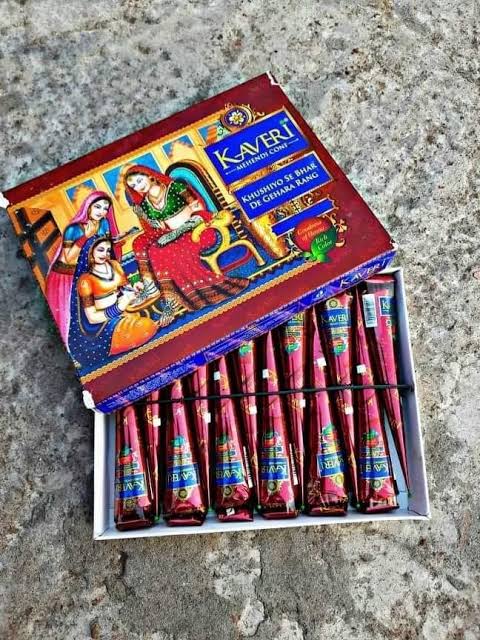 Picture of 12pcs Mehendi Cone by Kaveri Mehendi- Imran Fashion Hut