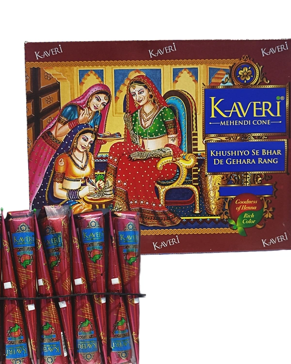 Picture of 6 pcs Mehendi Cone by Kaveri Mehendi
