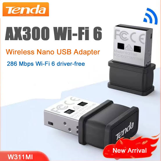 Picture of Tenda W311MI AX300 Wi-Fi 6 Wireless Nano USB Adapter - Imran Fashion Hut