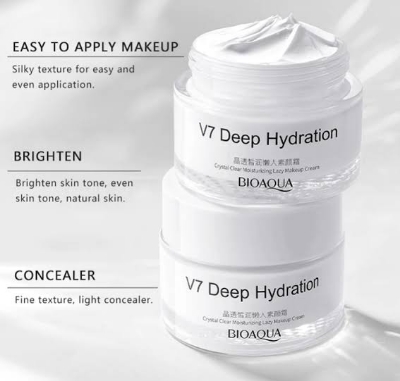 Picture of BIOAQUA V7 Deep Hydrating Crystal Clear Moisturizing Lazy Makeup Cream- 50g