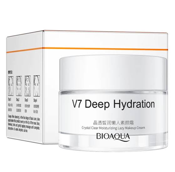 Picture of BIOAQUA V7 Deep Hydrating Crystal Clear Moisturizing Lazy Makeup Cream- 50g