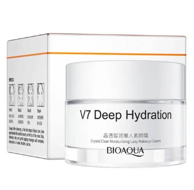 Picture of BIOAQUA V7 Deep Hydrating Crystal Clear Moisturizing Lazy Makeup Cream- 50g