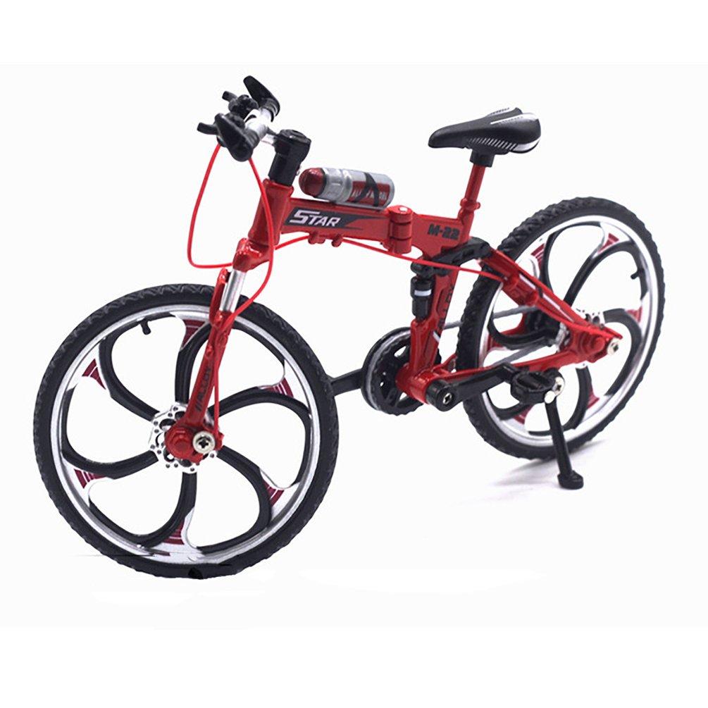 Picture of Simulation Toy Bicycle Model Children's Mini Metal Car Single-Pole Finger Bicycle Red Color - Imran Fashion Hut