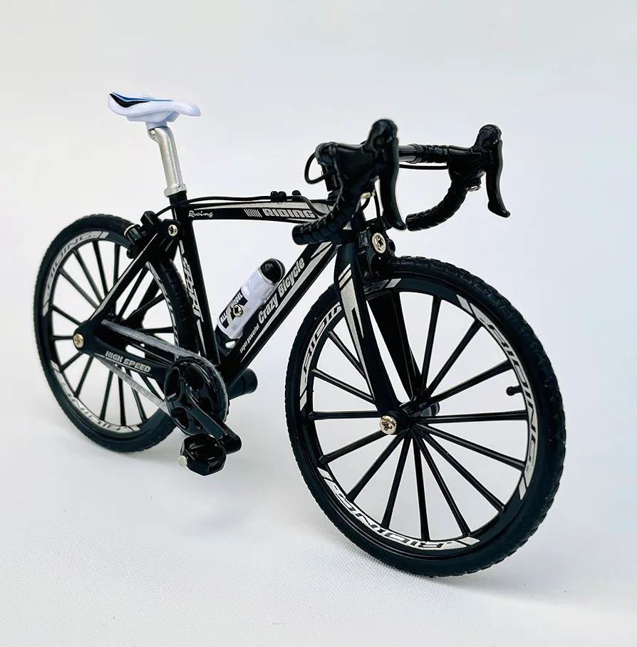 Picture of Simulation Toy Bicycle Model Children's Mini Metal Car Single-Pole Finger Bicycle Black Color - Imran Fashion Hut