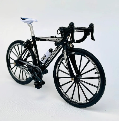 Picture of Simulation Toy Bicycle Model Children's Mini Metal Car Single-Pole Finger Bicycle Black Color - Imran Fashion Hut