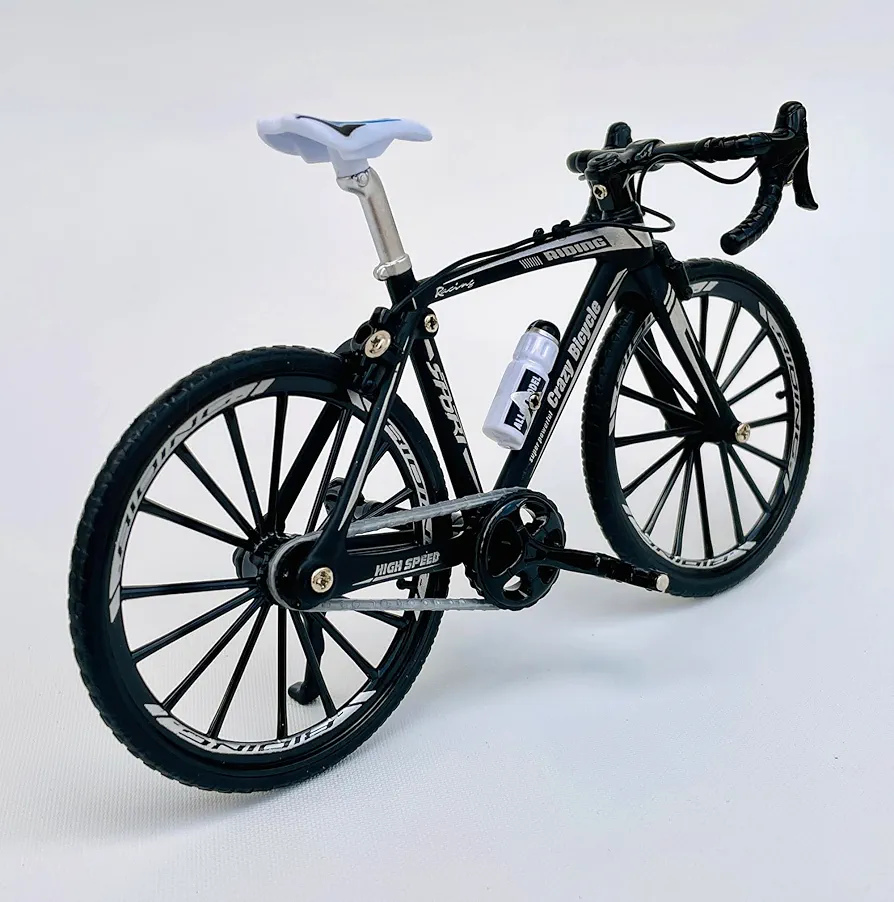 Picture of Simulation Toy Bicycle Model Children's Mini Metal Car Single-Pole Finger Bicycle Black Color - Imran Fashion Hut