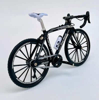 Picture of Simulation Toy Bicycle Model Children's Mini Metal Car Single-Pole Finger Bicycle Black Color - Imran Fashion Hut