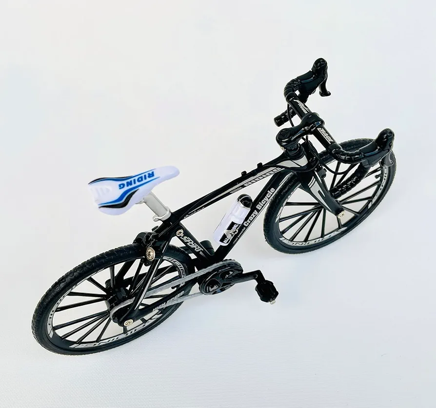 Picture of Simulation Toy Bicycle Model Children's Mini Metal Car Single-Pole Finger Bicycle Black Color - Imran Fashion Hut